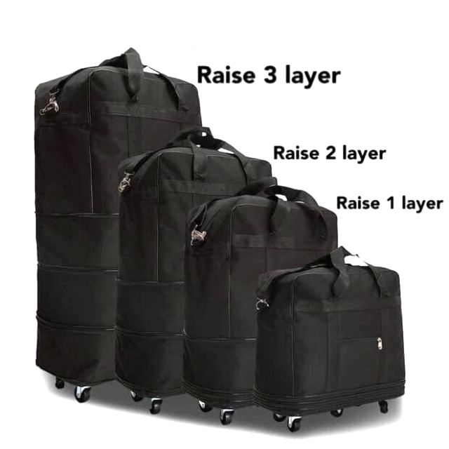 foldable travel bag with wheels
