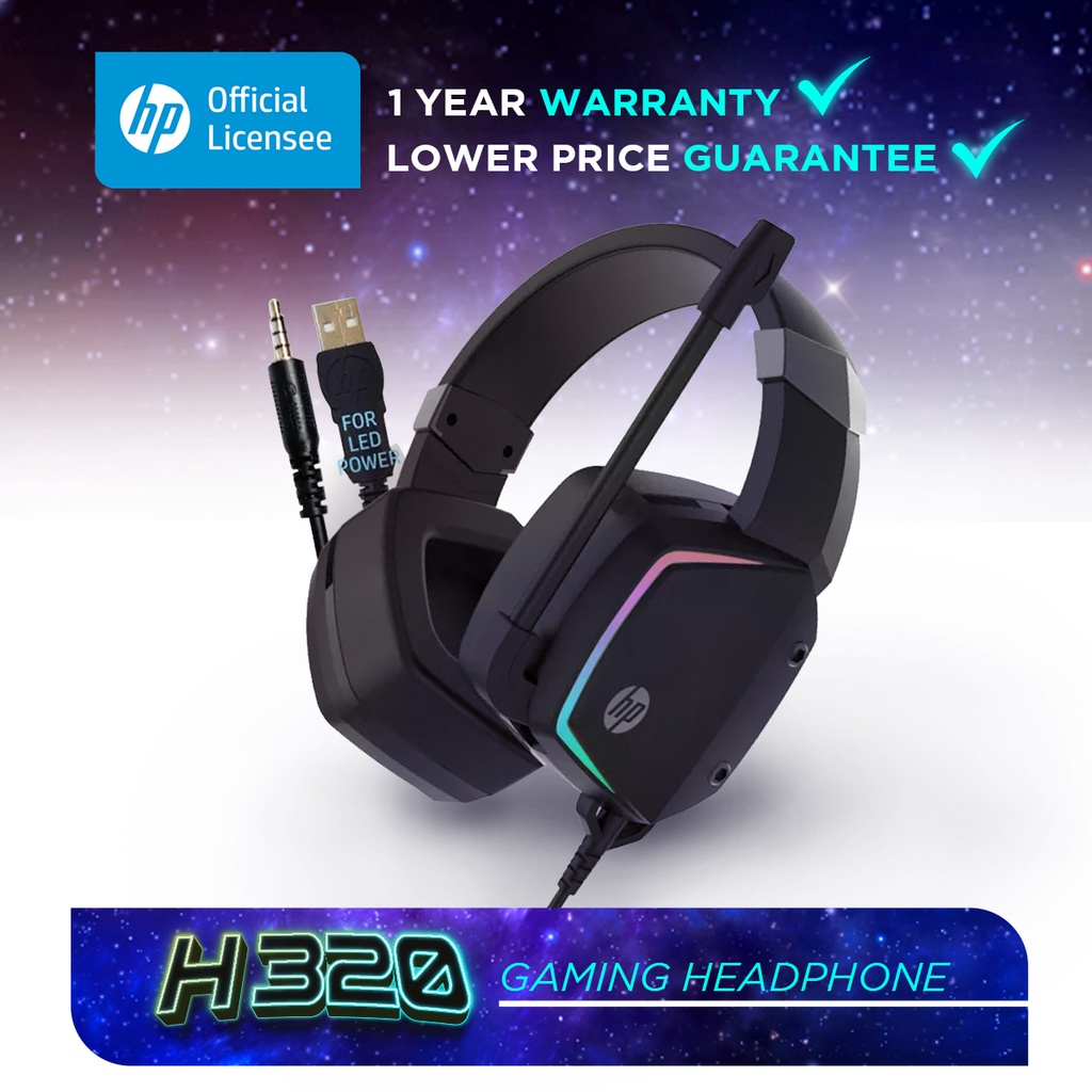 Gaming Headphone HP H320 Gaming Headset HP H320 Headphone Over ear