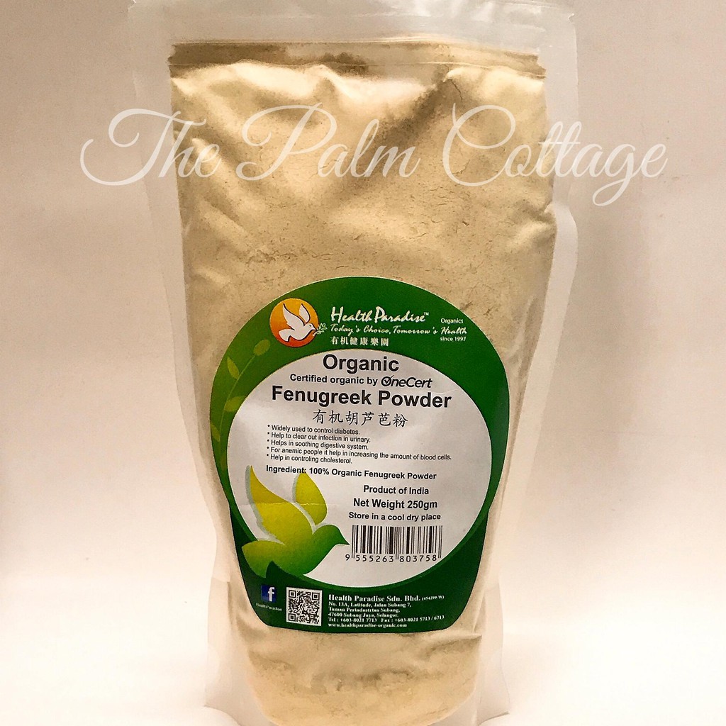 Buy Health Paradise Organic Fenugreek Powder 250g Seetracker Malaysia