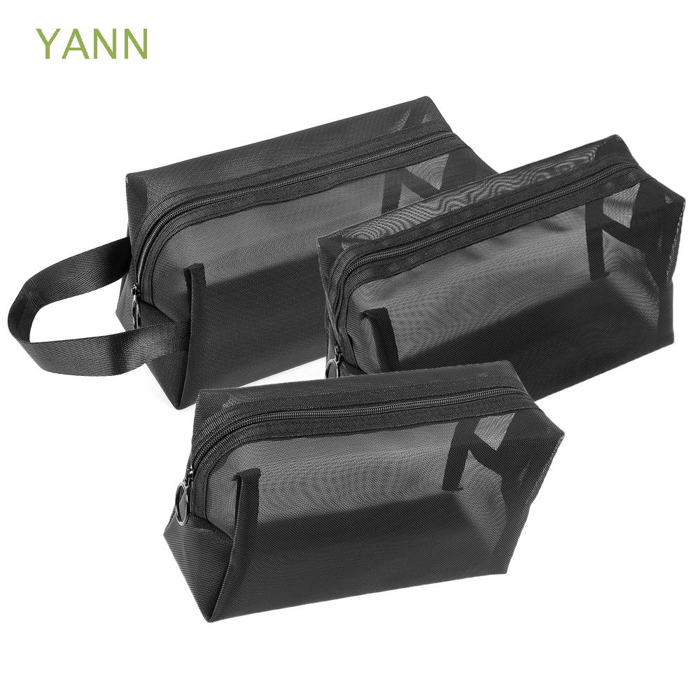 YANN Zipper Camping Toiletry Bag Handbags Storage Cosmetic Bag Shopee
