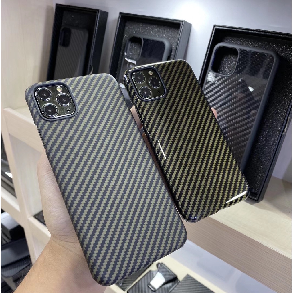 100 Real Carbon Fiber Case For Iphone 11 Pro Max Ultra Thin Cover For Iphone 11 Full Camera Protection Hard Case Shopee Malaysia