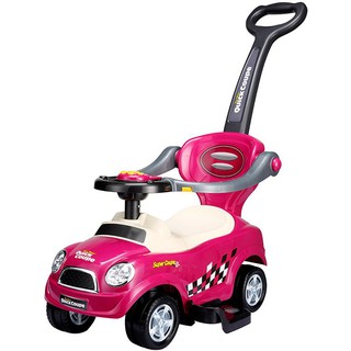 mini cooper push car with handle