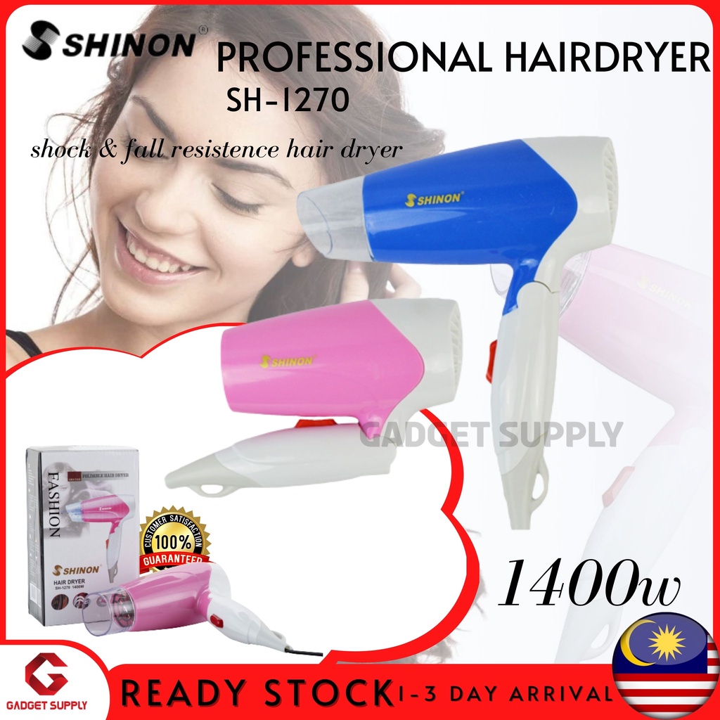 NOVA NV1270 / SHINON SH-1270 Hair Dryer Professional 1400W NV-1270 SH1270 |  Shopee Malaysia