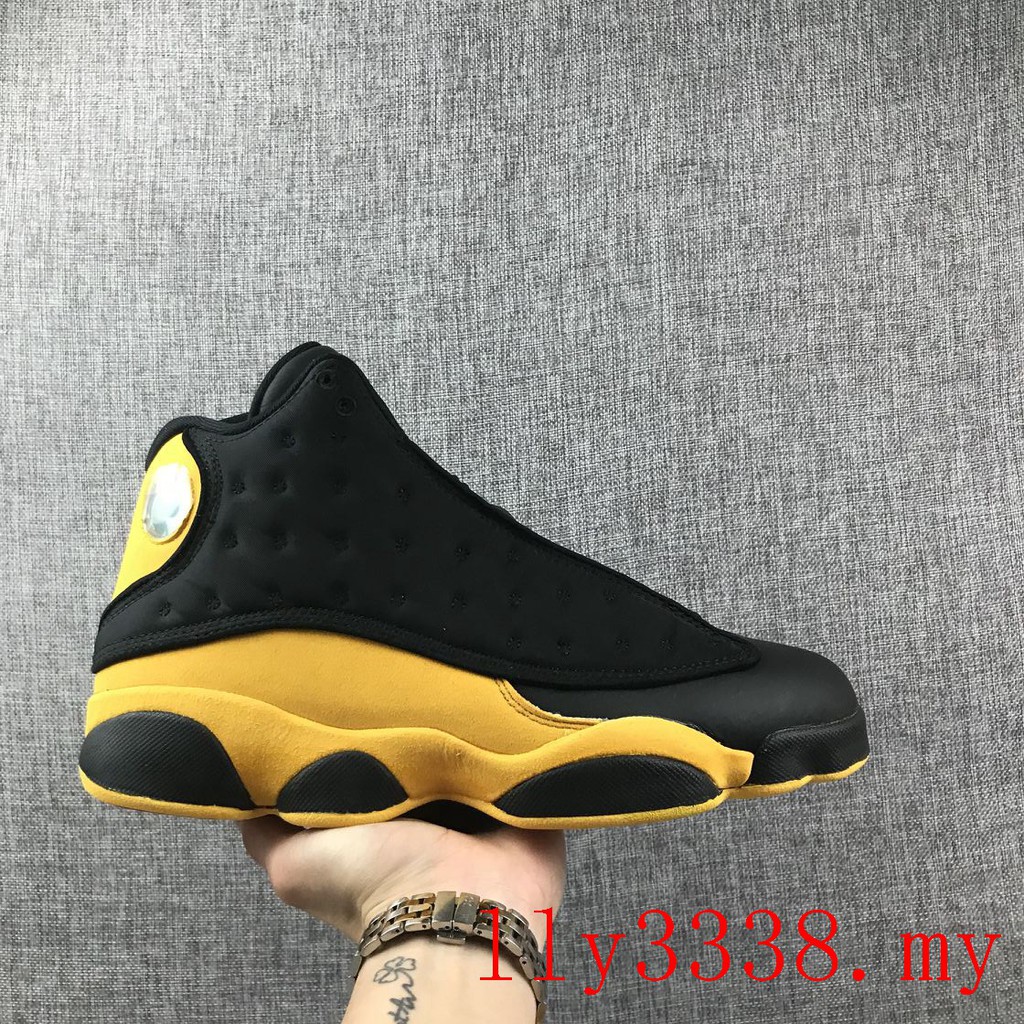 air jordan 13 black yellow