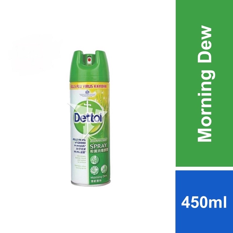 Dettol Disinfectant Spray Morning Dew 450ml Shopee Malaysia