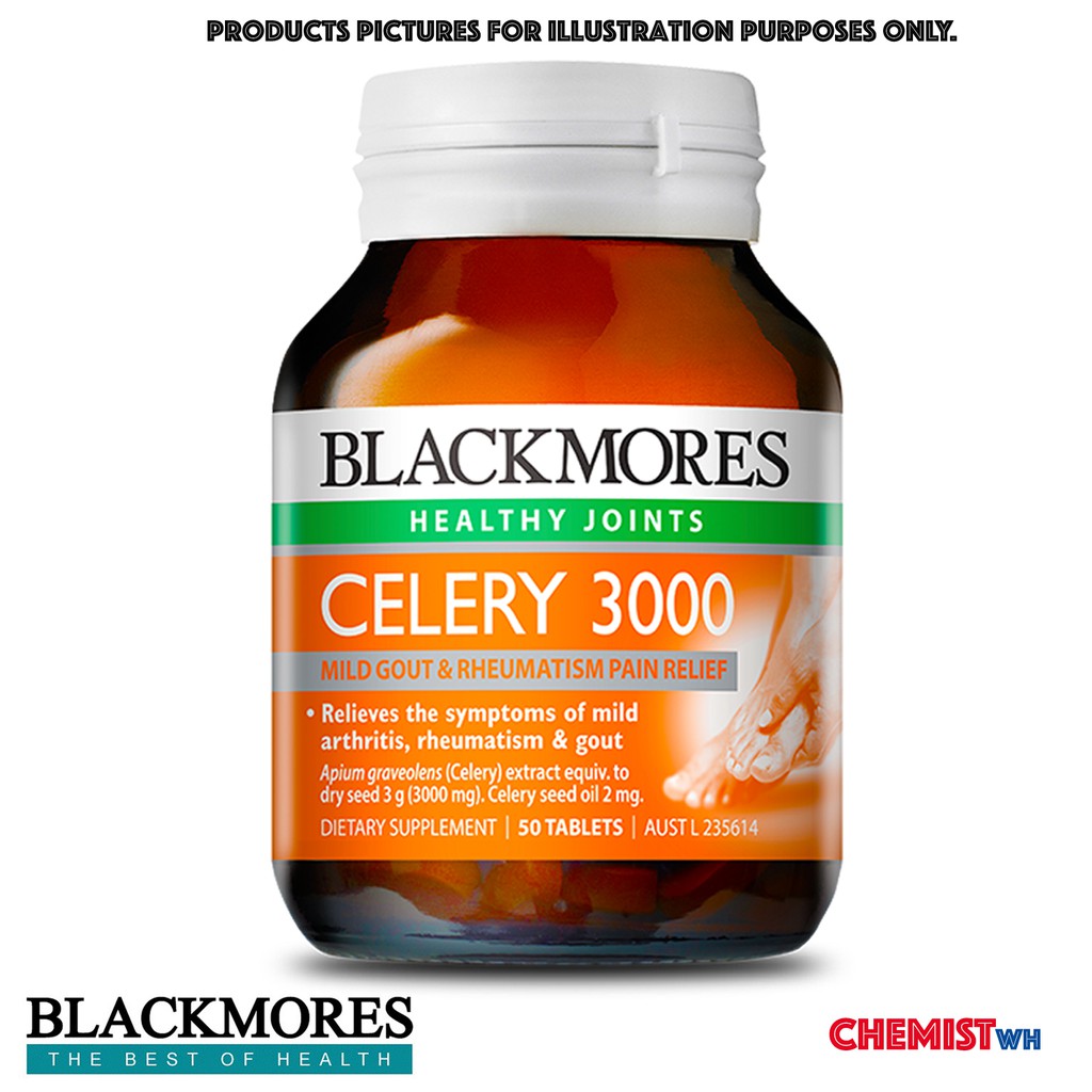 100 Authentic Blackmores Celery 3000 50 Tablets Shopee Malaysia