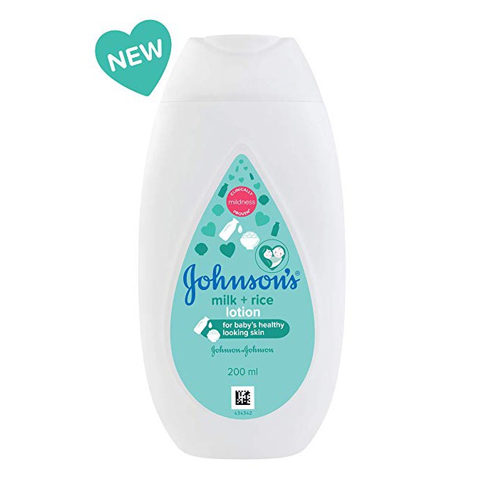 Johnson's Baby Lotion Milk + Rice 100ML/200ML/500MLReady Stock
