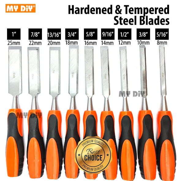 MYDIYHOMEDEPOT - WOOD CHISEL WOOD CARVING CHISEL TOOLS SET CARPENTRY WOOD CHISEL FOR WOODWORKING PAHAT KAYU