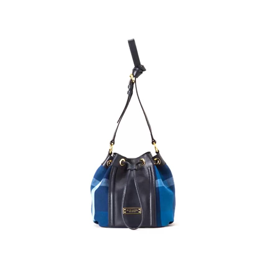 blue label handbag