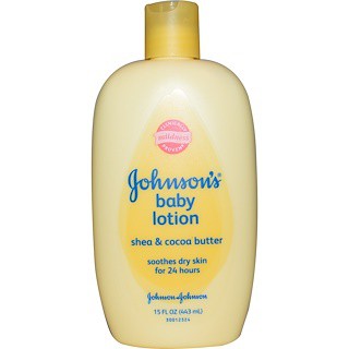 johnson's baby shea & cocoa butter lotion