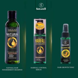 Sailajah hair shampoo+ Hair serum+Hair tonic | Shopee Malaysia