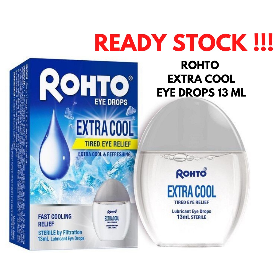 Rohto Extra Cool Eye Drops 13ml Shopee Malaysia