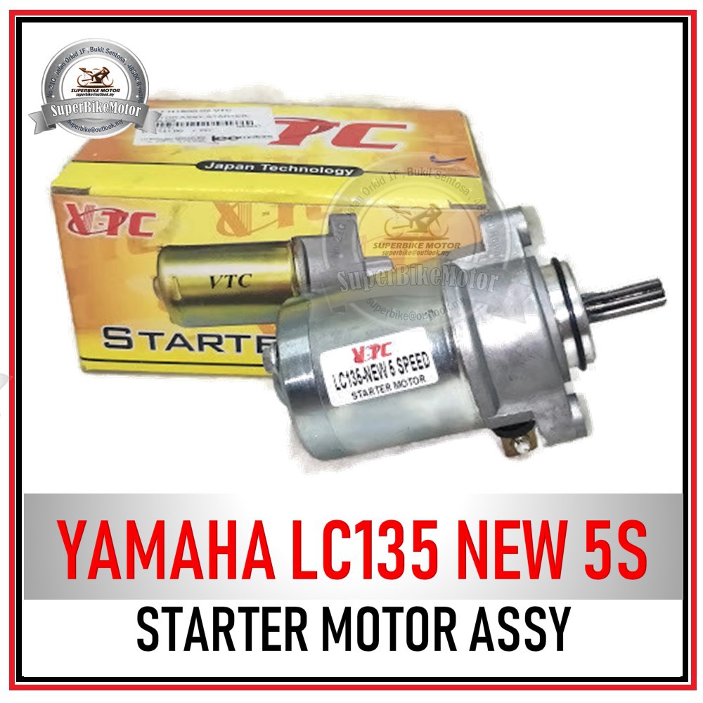 YAMAHA LC135 NEW 5 SPEED - Starter Motor ASSY | Shopee Malaysia