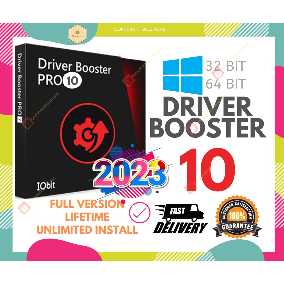 🔥2023🔥 IObit Driver Booster Pro 10 | ACTIVATED | PC Game Booster | Full  Version | Lifetime | Fast server Download | Shopee Malaysia