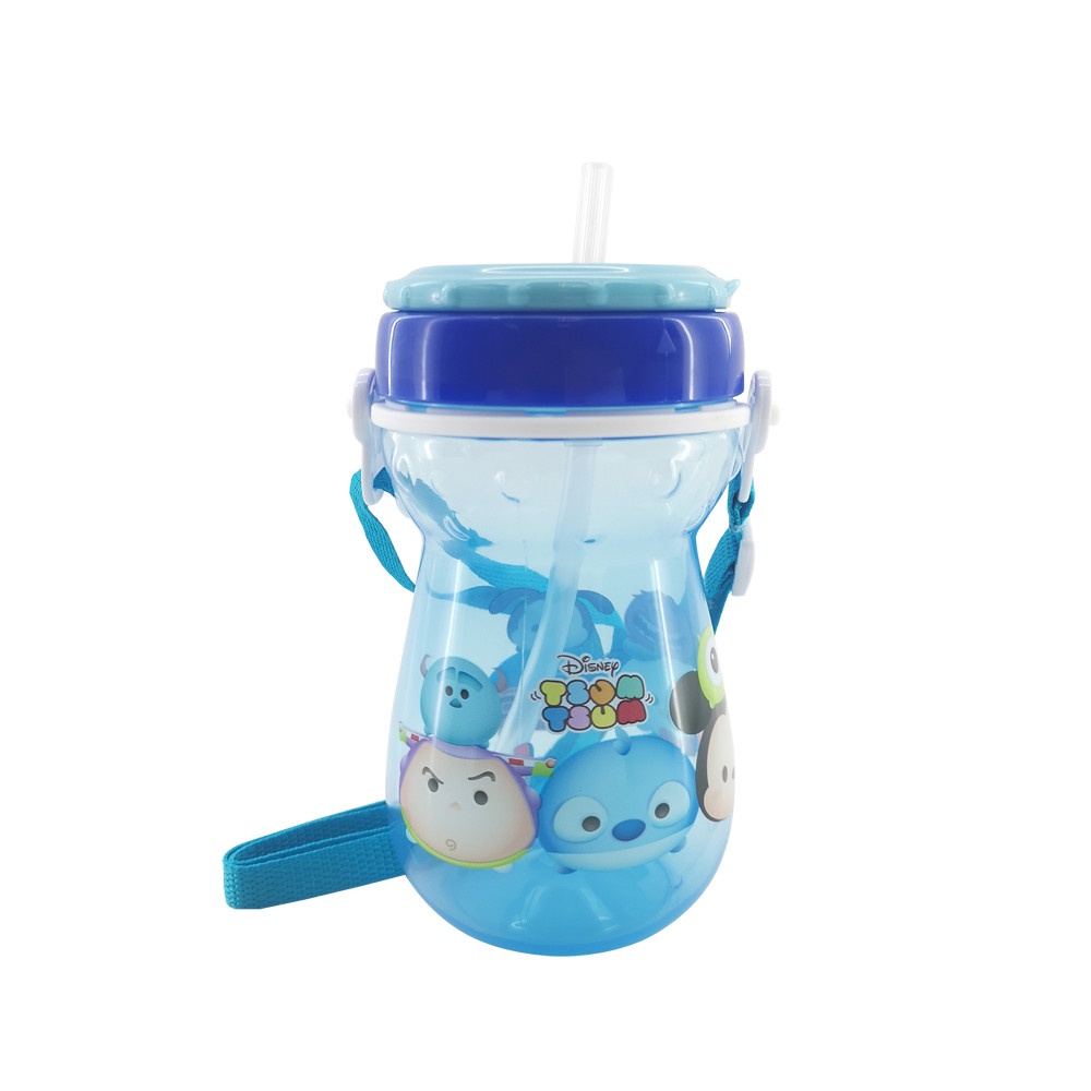 TSUM TSUM Disney Cartoons Drinking Cup Bottle Sipper With Adjustable Strap Feeding Essentials 12 Oz (360ml) TSTC002