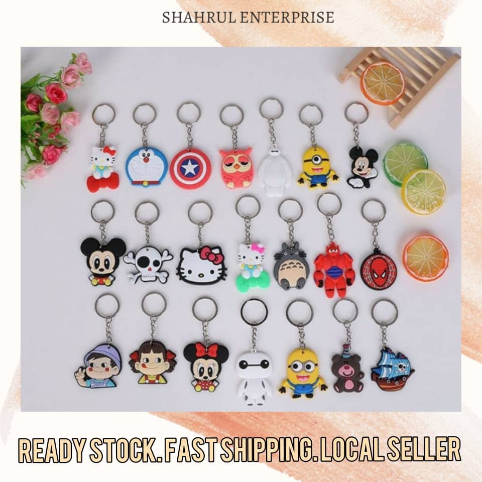 Key Ring Cartoon Keychains Keyfob Portable Party Birthday Party ...