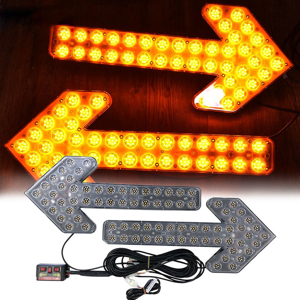 24V LED ARROW SIGN LIGHT ARROW TYPE WARNING LIGHT ROAD SAFETY & CONSTRUCTION (FLASH) 24V LED (1