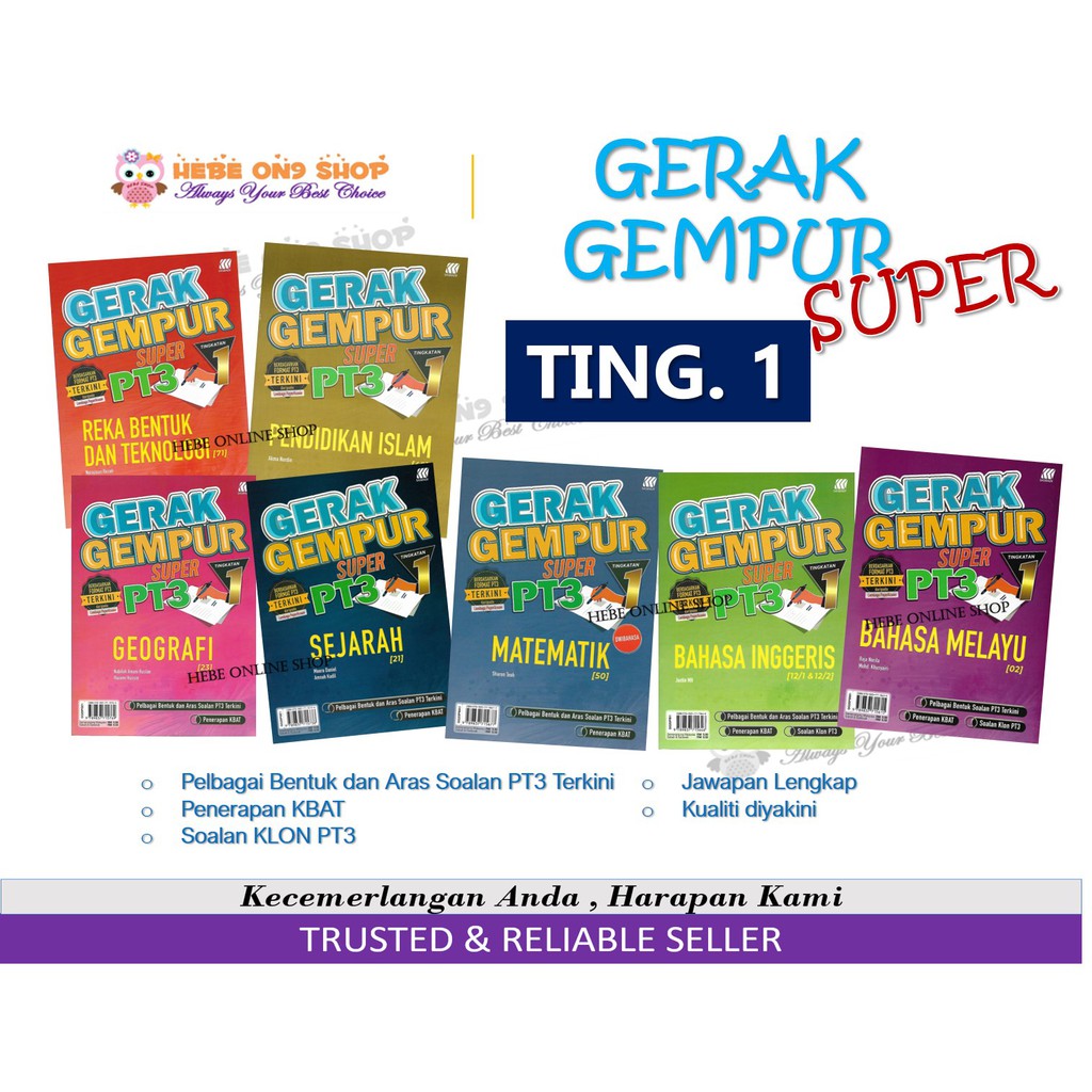 Buku Latihan Tingkatan 1 PT3 - Gerak Gempur Super PT3 ...