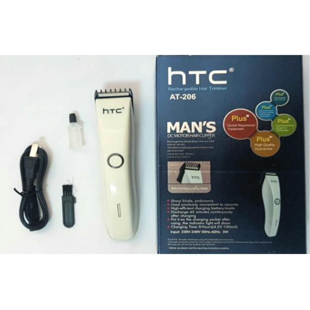 Htc Rechargeable Cordless Hair Trimmer At 206 Shopee Malaysia