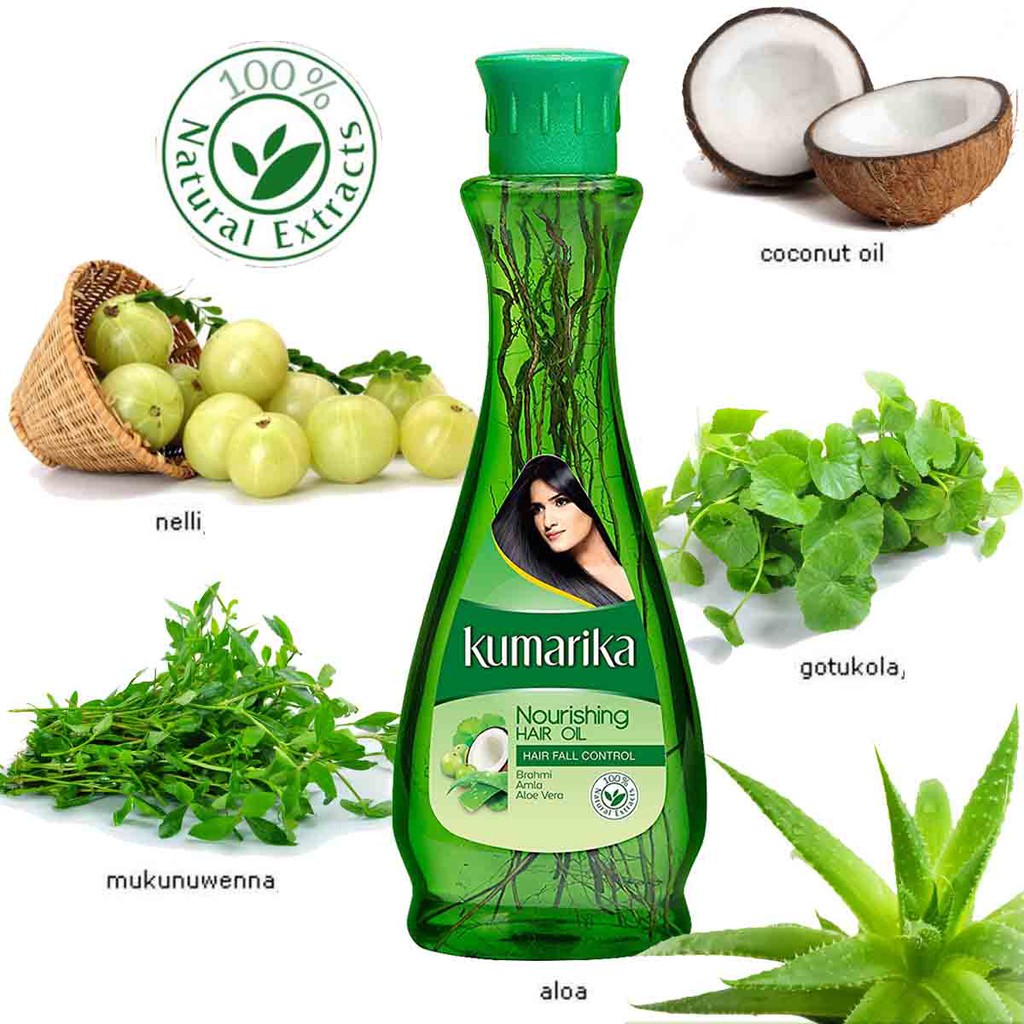 Kumarika Nourishing Hair oil Hair fall control 100ml | Shopee Malaysia