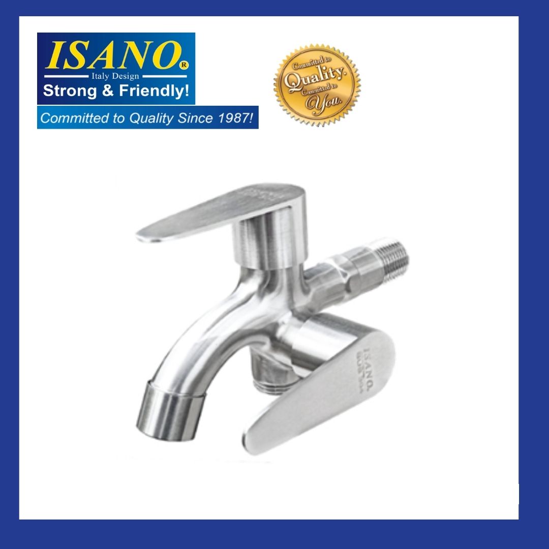 ISANO 1100TW Basin Pillar Straight Water Tap Kitchen Bathroom Washroom Toilet Sink Bib Air Kepala Paip Faucet
