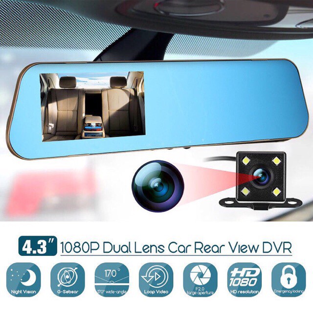 Borong Front Back Reverse 3 Camera Car Dash Cam Video Recorder Dual Lense Hd Shopee Malaysia