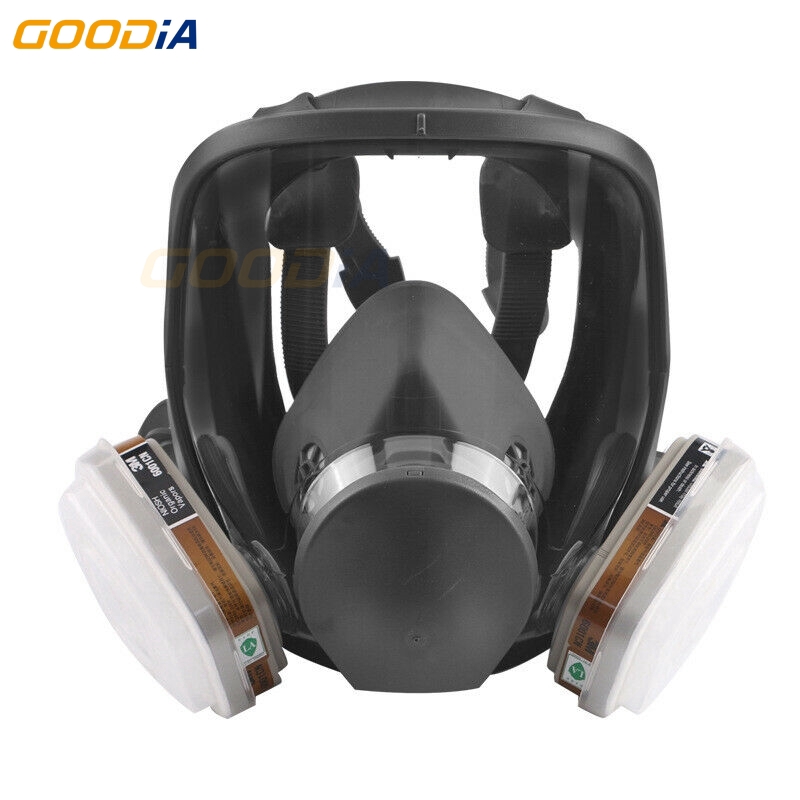 Download In Stock 7 In 1 Full Face Chemical Spray Painting Respirator Vapour Gas Mask For 6800 Shopee Malaysia PSD Mockup Templates