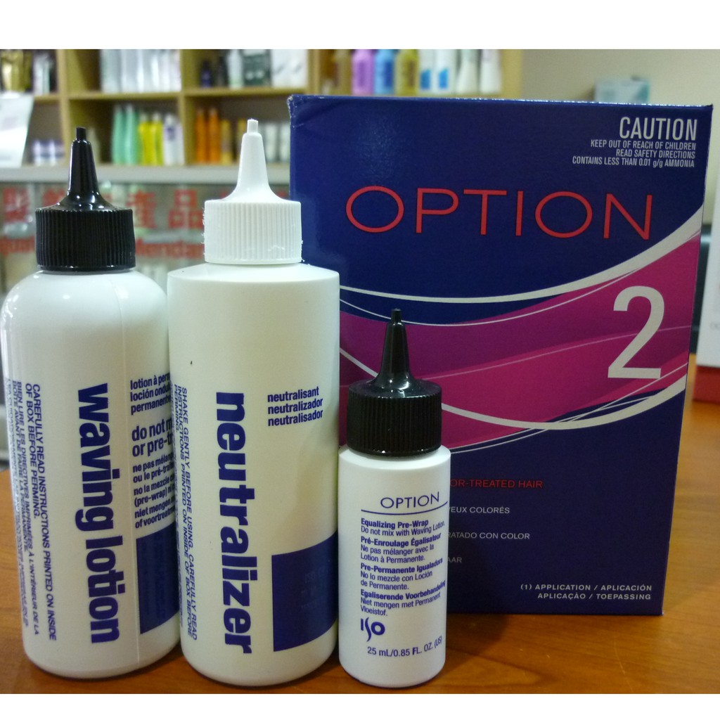 Iso Option 2 Hair Perming Set For Every Type Of Color Treated Hair
