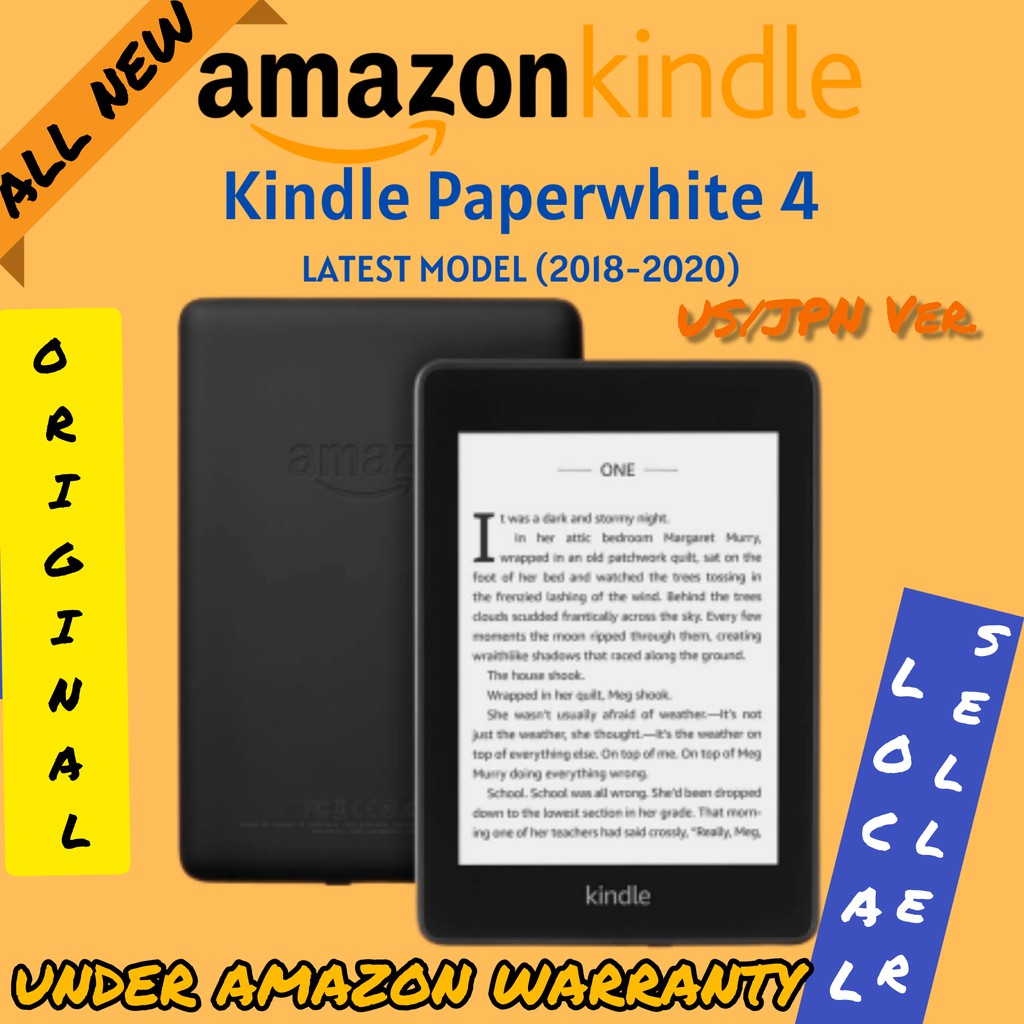 Original Amazon Kindle Paperwhite 4 Audible E Reader 10th Generation 6 High Resolution Display 300 Ppi 8gb Latest Shopee Malaysia