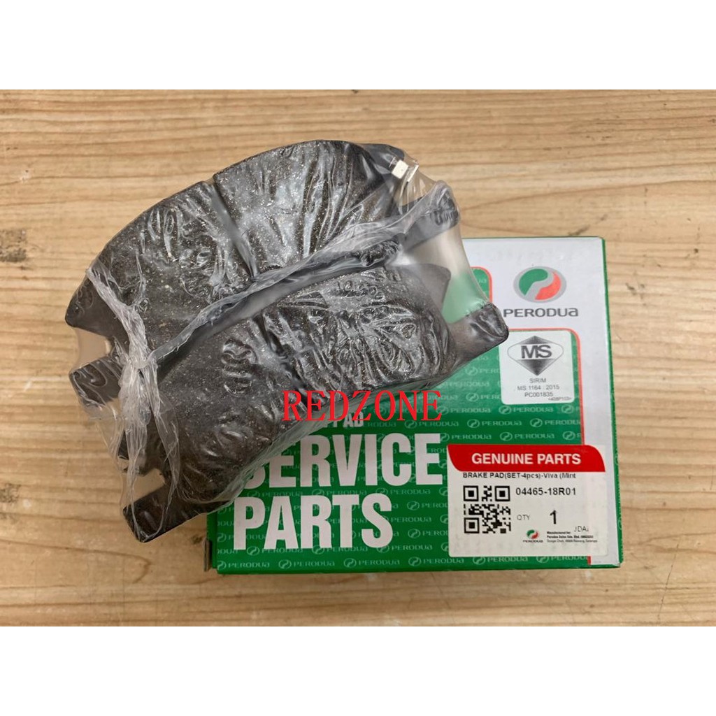 (READY STOCK) ORIGINAL PERODUA VIVA FRONT BRAKE PAD NEW 