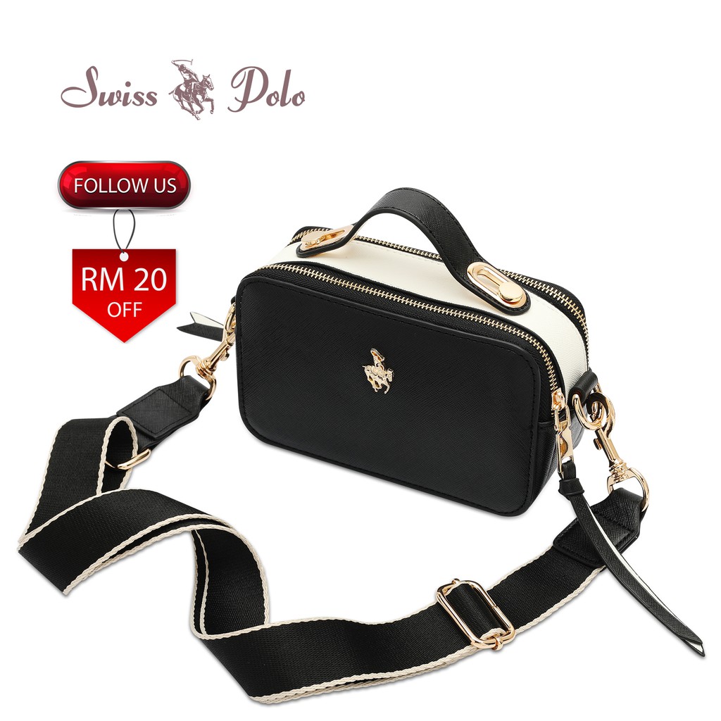 swiss-polo-ladies-sling-bag-hex-9182-1-black-shopee-malaysia