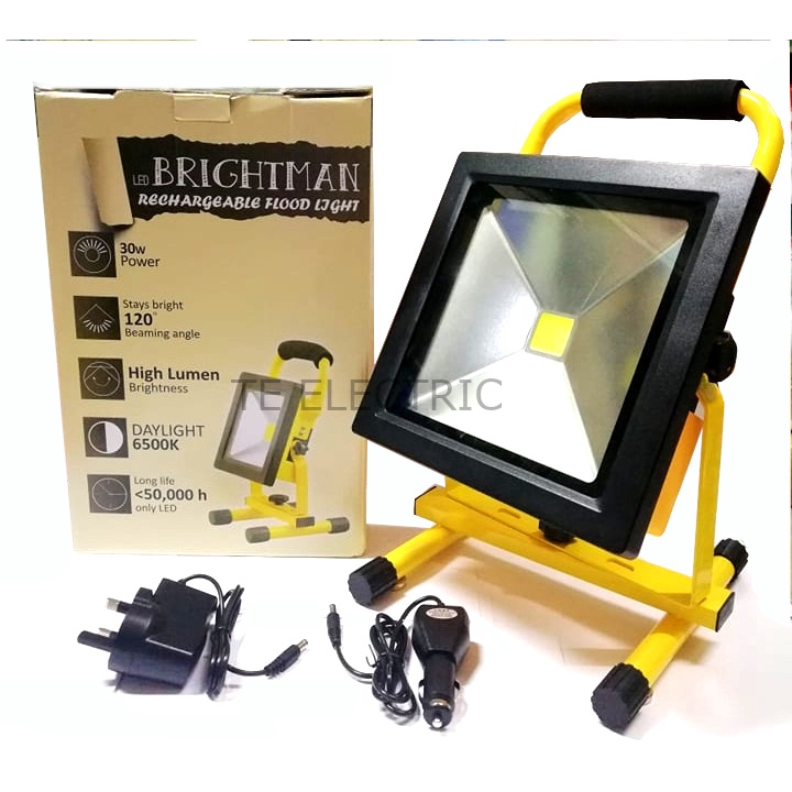 BRIGHTMAN 30W IP65 PORTABLE FLOODLIGHT 