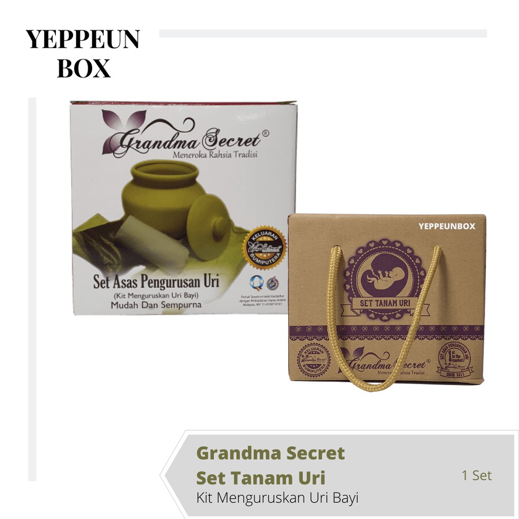 Grandma Secret Set Tanam Uri Shopee Singapore