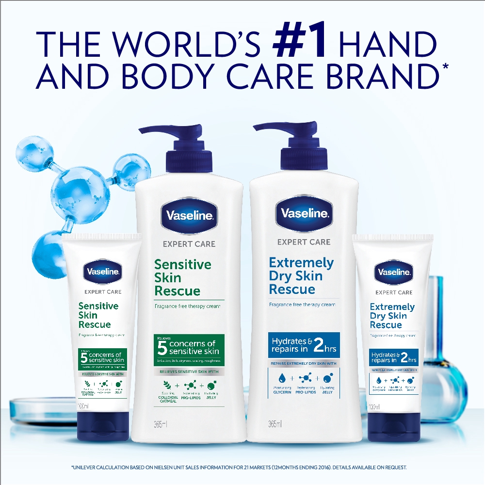 vaseline extremely dry skin
