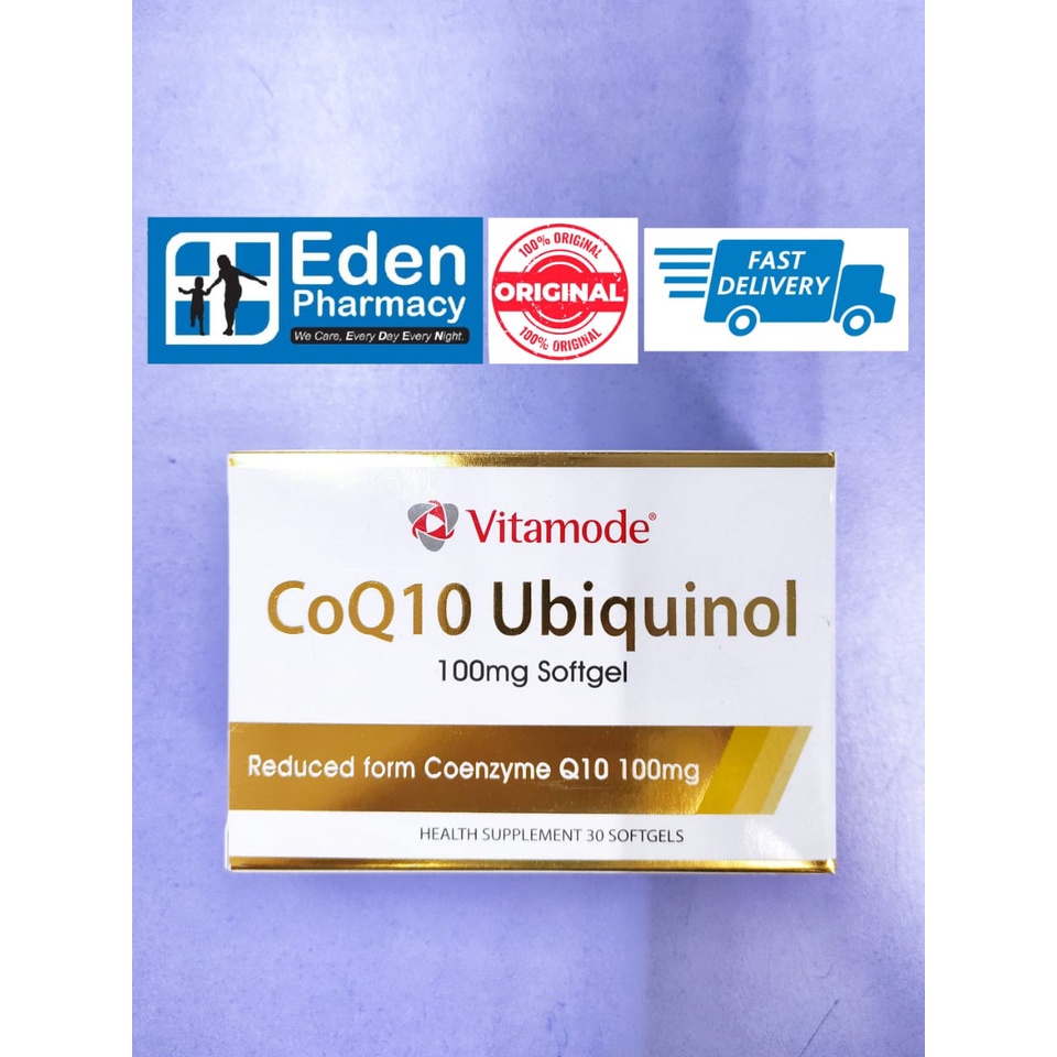 Vitamode CoQ10 Ubiquinol 100mg Coenzyme Q10 ( 1 x 30's ) / ( 2 x 30's