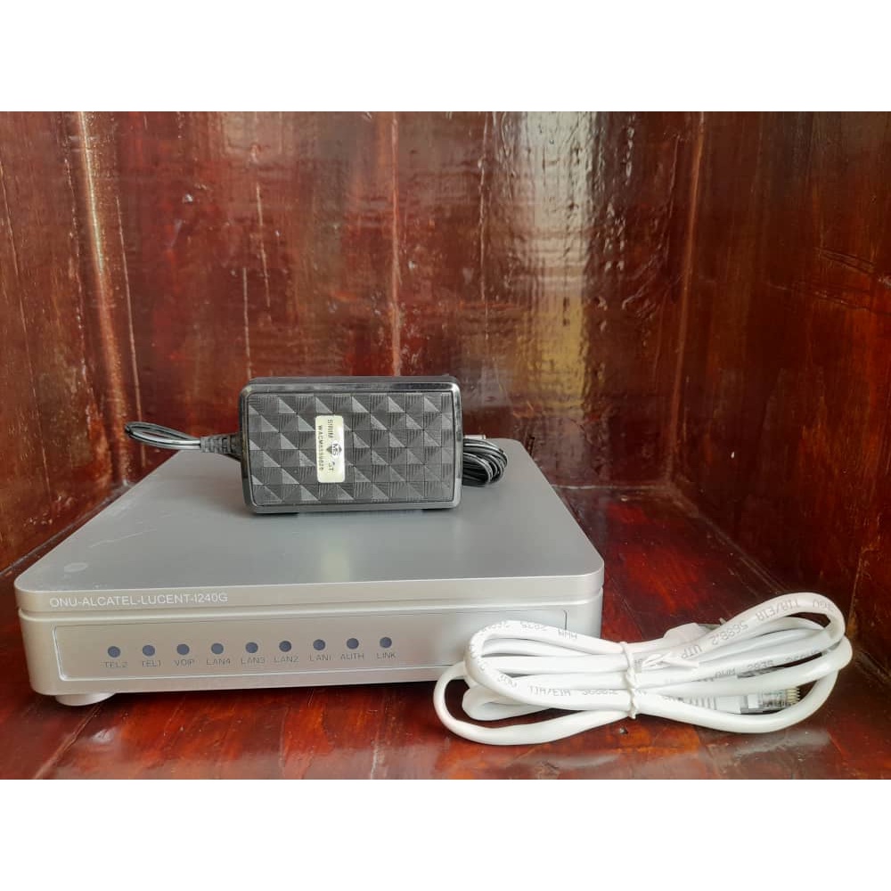 FIBRE OPTIC MODEM FTTH ONU ALCATEL LUCENT I240G | Shopee Malaysia