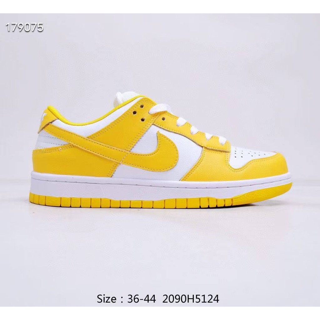 nike sb dunk low yellow white