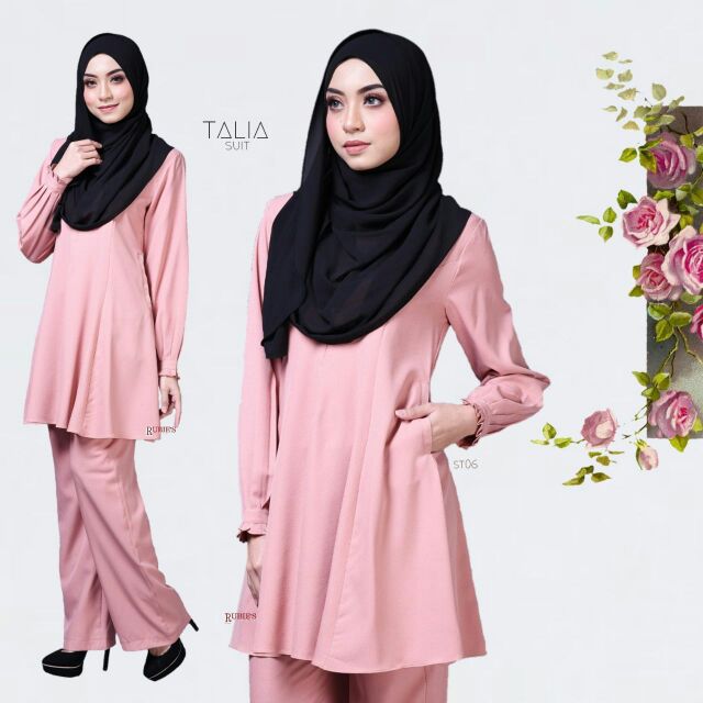 Set blouse  set palazo set baju  dan  seluar  ready stok 