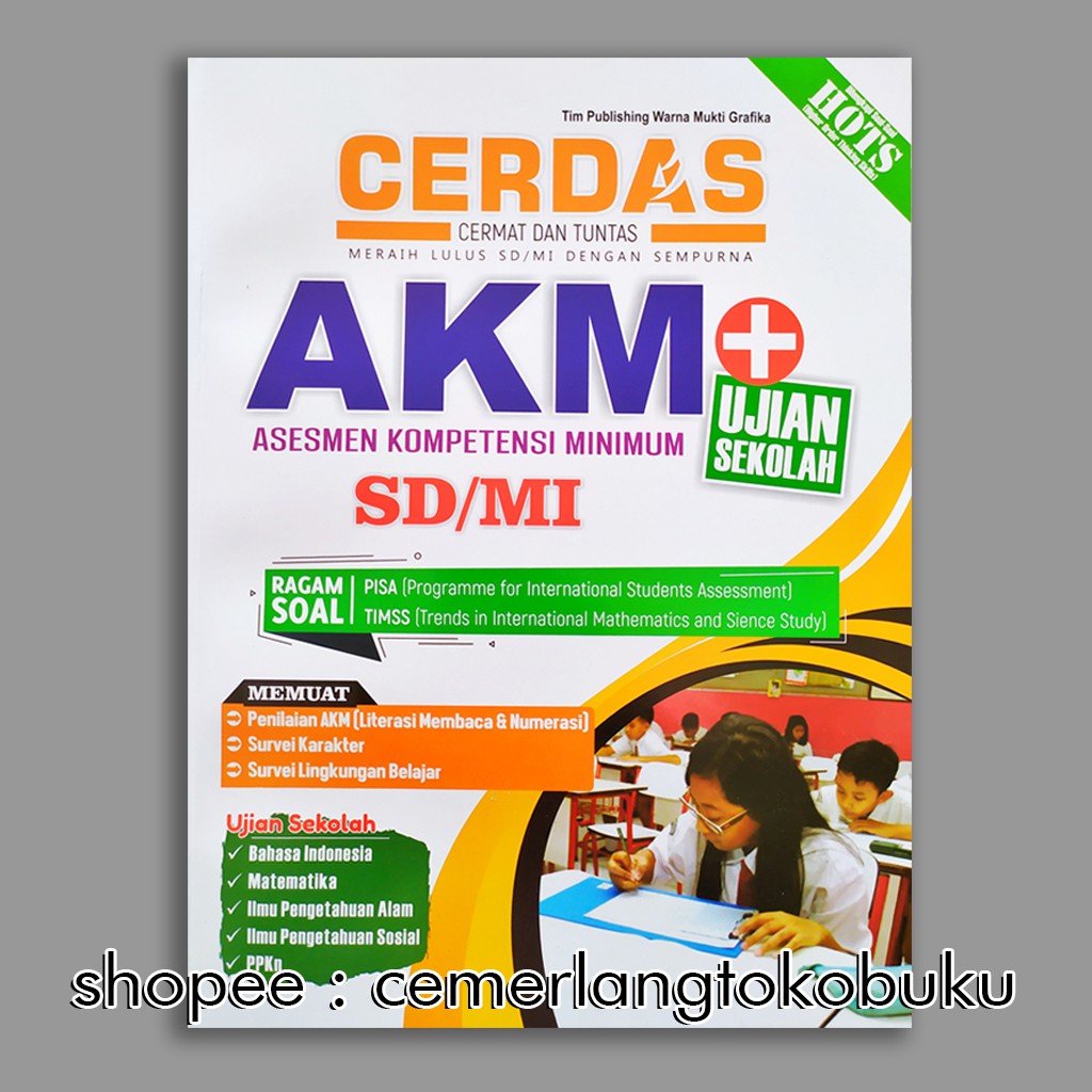 Smart Book Akm Sd Mi Soal Akm Sd Elementary School Test Mi 2021 Shopee Malaysia