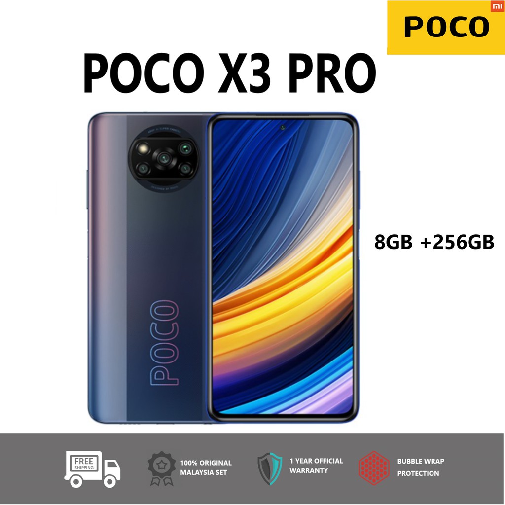 Poco X3 Pro 8gb Ram 256gb Rom Smartphone Original Poco Product 1 Year Warranty Shopee 4077