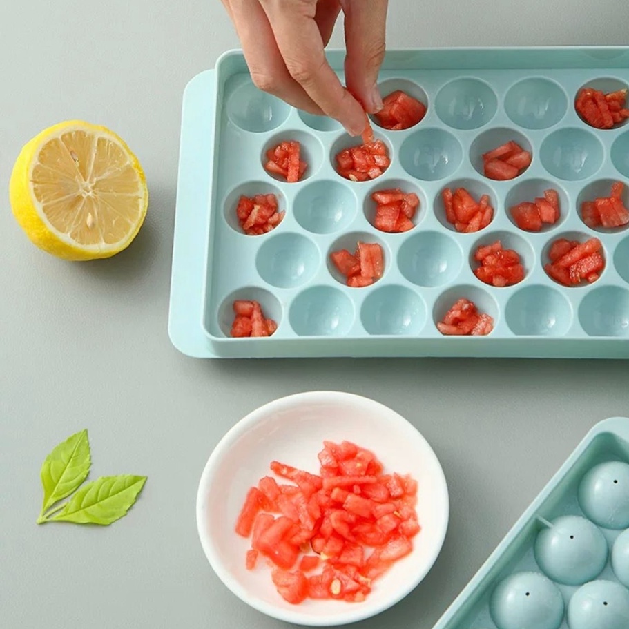 Piece Ice Cube Tray Jelly Maker Ice Maker Tray Plate Round Ice Ball