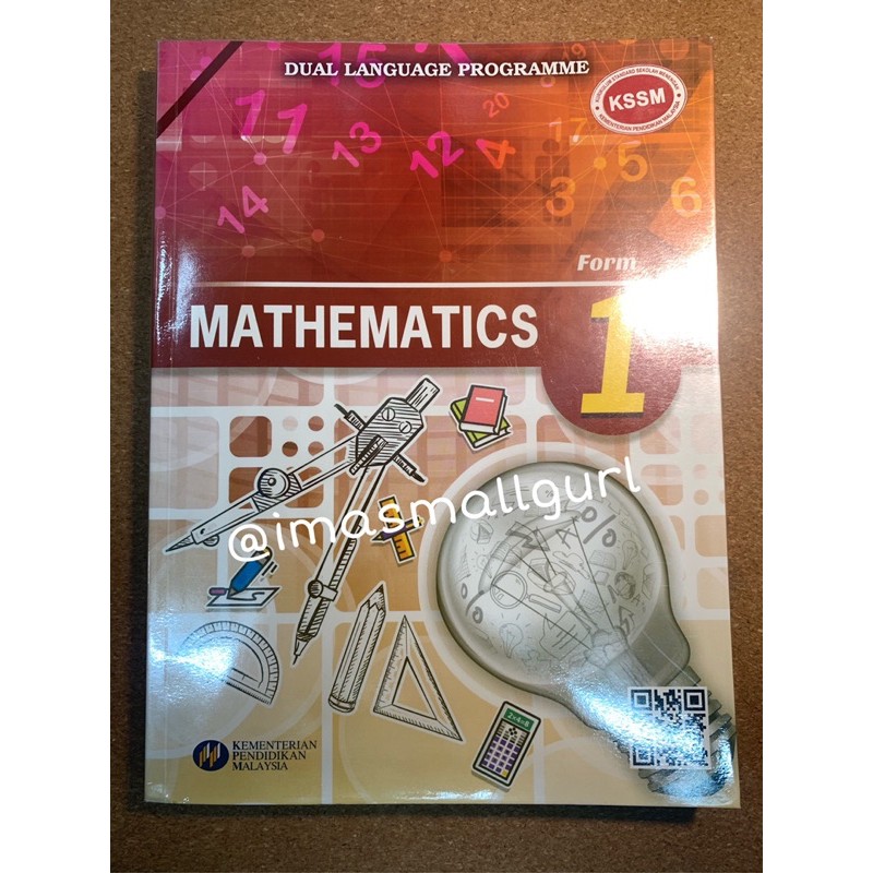 Mathematics Form 1 Buku Teks [Second Hand Book]  Shopee Malaysia