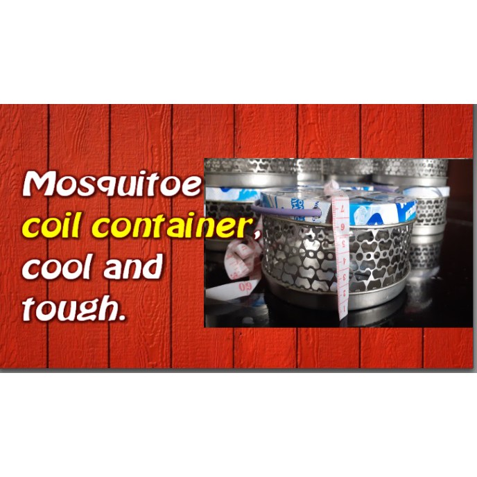 Muslim niaga : Mosquitoe coil container / Bekas lingkaran 