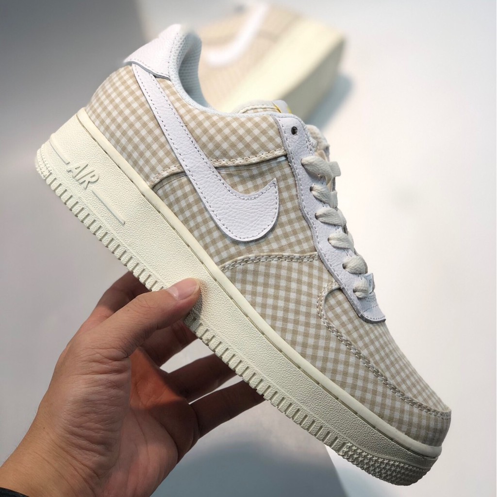 nike af1 plaid