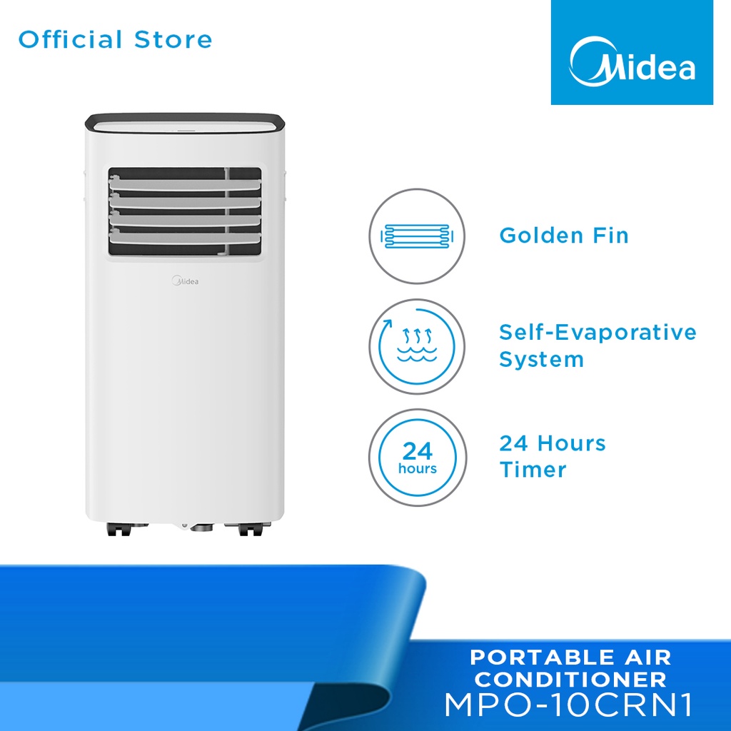 Midea MPO10CRN1 1.0HP Portable Air Conditioner / Aircond / Air Cond Shopee Malaysia