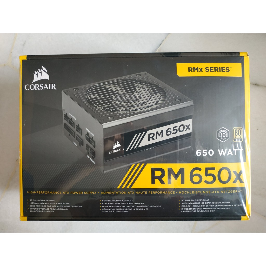 Corsair Rm650x Power Supply Shopee Malaysia