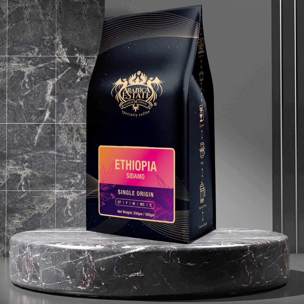 Specialty Grade Coffee Bean ETHIOPIA SIDAMO SINGLE ORIGIN G1 [250g