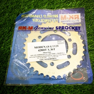 Rkm 428 Front Sprocket Modenas Kriss Gt128 Dinamik 14t 15t Shopee Malaysia