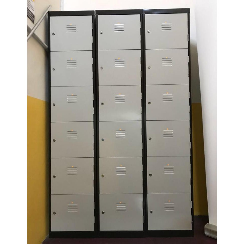 Metal Locker 6 Doors Steel Storage Gym Locker Shopee Malaysia