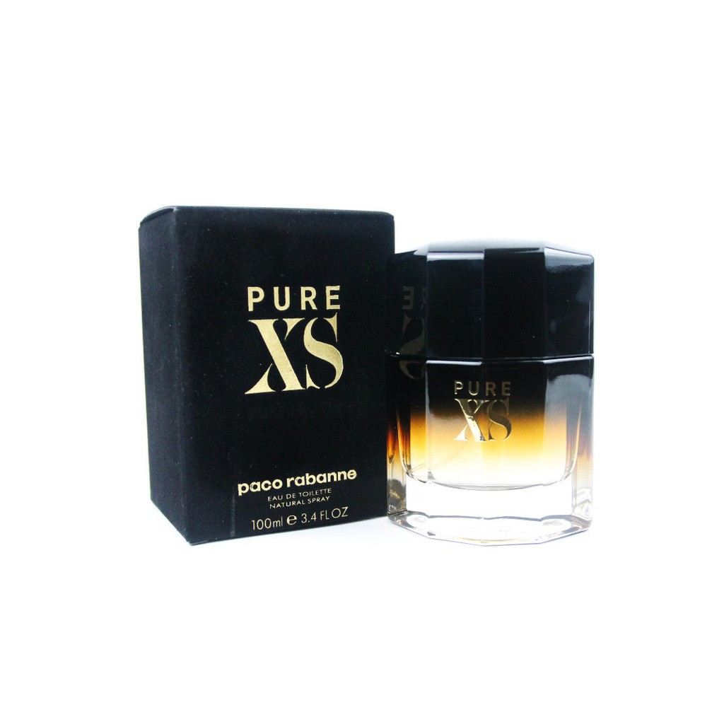 Pure XS Black by Paco Rabanne for Men Eau de Toilette 100ml | Shopee ...